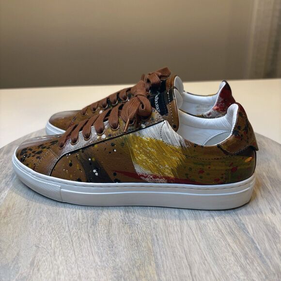 Dooney & Bourke Florentine Dipinta Limited Edition Leather Sneakers US Size 7 - Picture 3 of 10